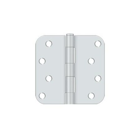 Deltana White Radius Hinge S44R5USPW