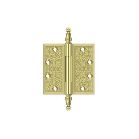 Deltana Bright Brass Square Hinge DSBP45U3