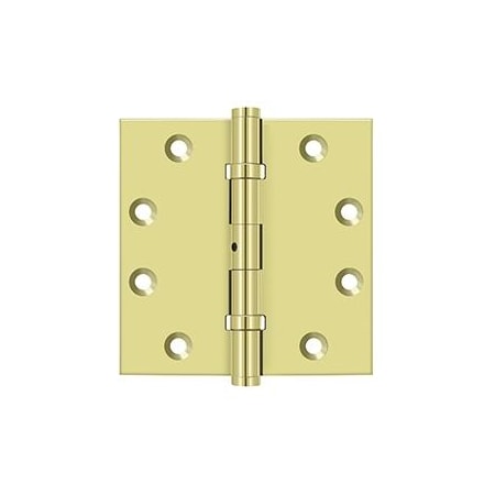 Deltana Bright Brass Door and Butt Hinge DSB45NB3