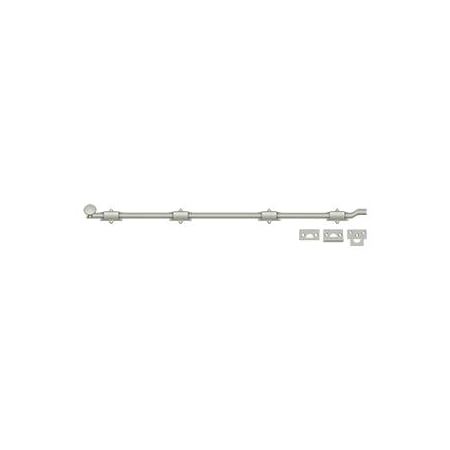 Deltana Surface Bolt With Off-Set, Heavy Duty Satin Nickel 42" FPG4215