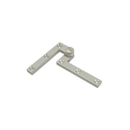 Deltana Satin Nickel Pivot Hinge, Holes per Leaf: 3 PH60U15