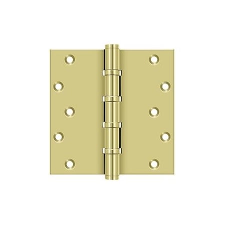 Deltana Bright Brass Door and Butt Hinge DSB66BB3