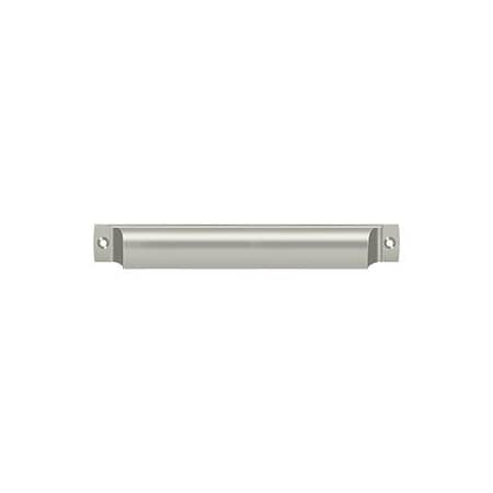 Deltana Rectangular Shell Pull Satin Nickel 7" SHP70U15