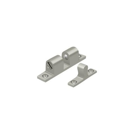 Deltana Ball Tension Catch 2-3/10" X 2/5" Satin Nickel BTC20U15
