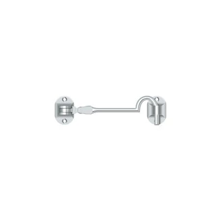 Deltana Cabin Hooks, British Style, 4" Bright Chrome CHB4U26
