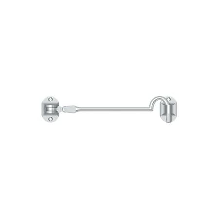 Deltana Cabin Hooks, British Style, 6" Bright Chrome CHB6U26
