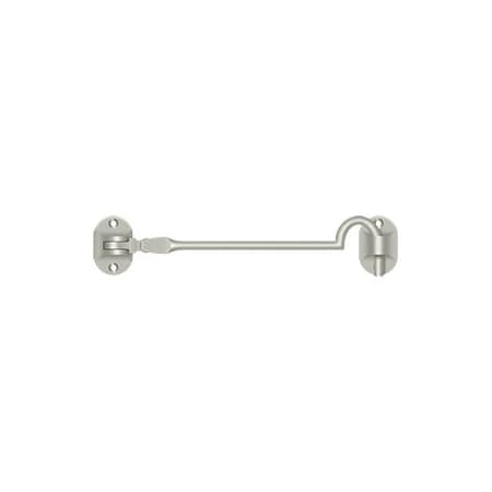 Deltana Cabin Hooks, British Style, 6" Satin Nickel CHB6U15