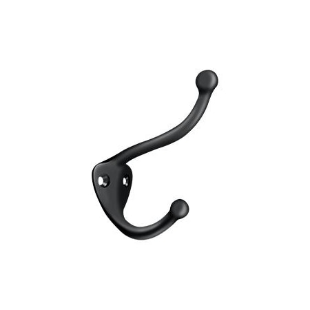 Deltana Coat & Hat Hook Black CAHH3U19