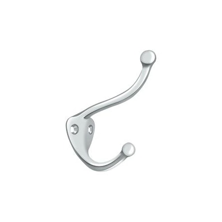 Deltana Coat & Hat Hook Bright Chrome CAHH3U26