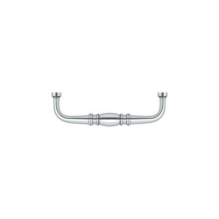 Deltana Colonial Wire Pull, 4" Bright Chrome K4474U26