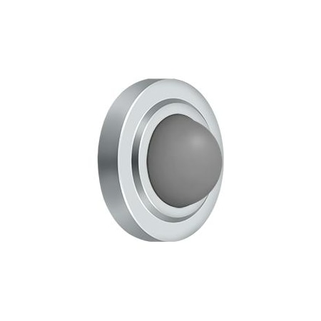 Deltana Convex Flush Bumper 2-3/8" Diameter Bright Chrome WBC238U26