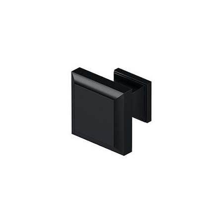 Deltana Decorative Square Cabinet Knob Black KS10U19
