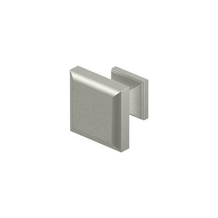 Deltana Decorative Square Cabinet Knob Satin Nickel KS10U15