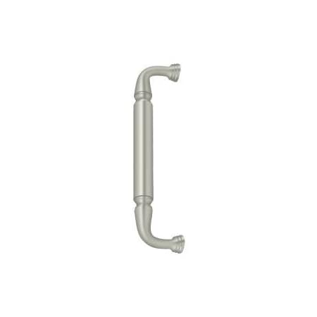 Deltana Door Pull Without Rosette, 10" Satin Nickel DP2575U15