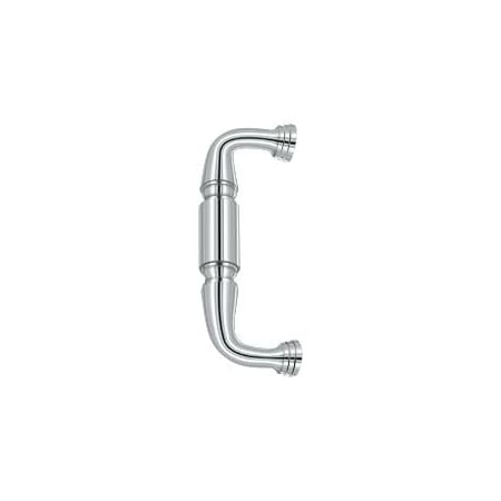 Deltana Door Pull, 6" Bright Chrome DP675U26
