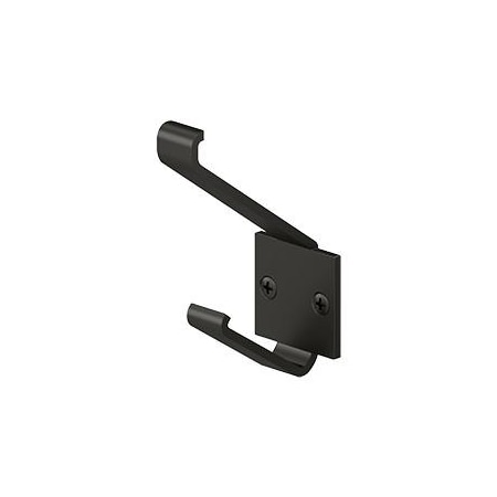 Deltana Double Modern Hook Oil Rubbed Bronze MH12U10B