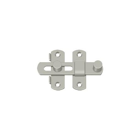 Deltana Drop Latch 3-1/2" Satin Nickel DL35U15