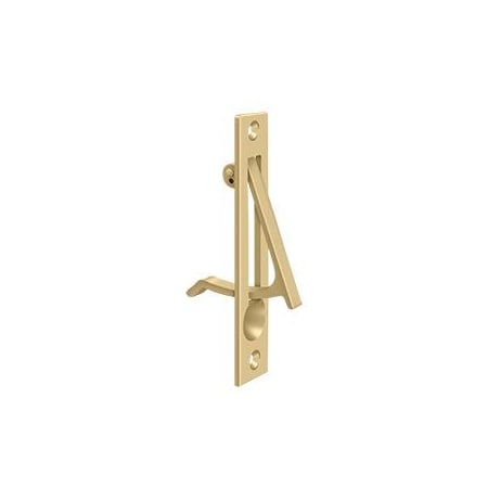 Deltana Edge Pull, 4" Brushed Brass EP475U4