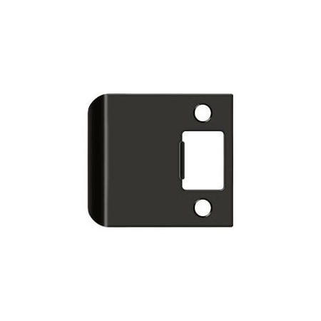 Deltana Extended Lip Strike Plate, 2-1/2" Overall Oil Rubbed Bronze SPE250U10B