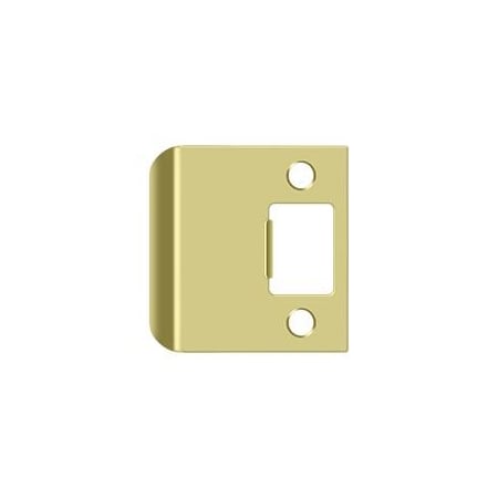Deltana Extended Lip Strike Plate, 2-1/4" Overall Bright Brass SPE225U3