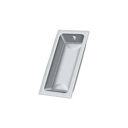 Deltana Flush Pull, Large, 3-5/8" X 1-3/4" X 1/2" Bright Chrome FP227U26