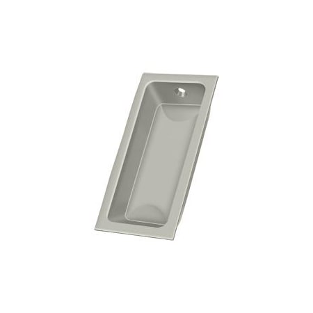 Deltana Flush Pull, Large, 3-5/8" X 1-3/4" X 1/2" Satin Nickel FP227U15