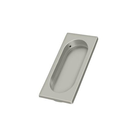 Deltana Flush Pull, Large, 4" X 1-5/8" X 3/8" Satin Nickel FP4134U15