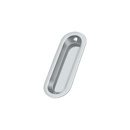 Deltana Flush Pull, Oblong, 3-1/2" X 11/4" X 5/16" Bright Chrome FP223U26