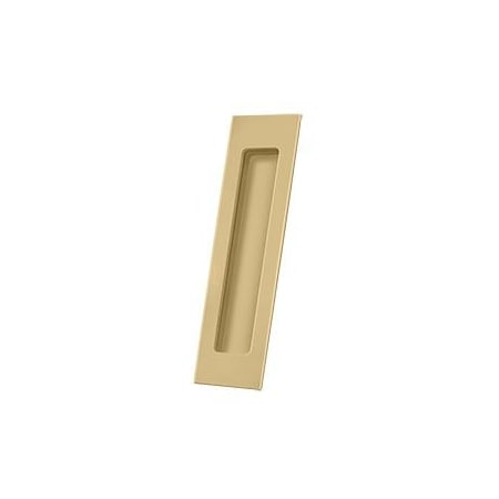 Deltana Flush Pull, Rect, Solid Brass, 7" X 1-7/8" X 3/8" Brushed Brass FP7178U4