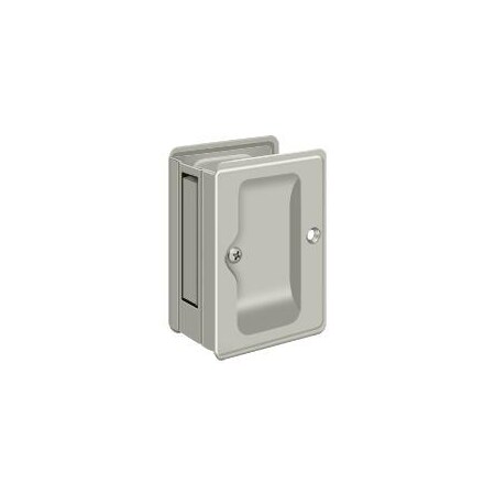 Deltana Heavy Duty Pocket Lock, Adj, 3-1/4" X 2 1/4" Passage Satin Nickel SDPA325U15