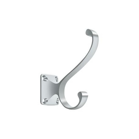 Deltana Heavy Duty, Coat & Hat Hook Bright Chrome CAHH35U26