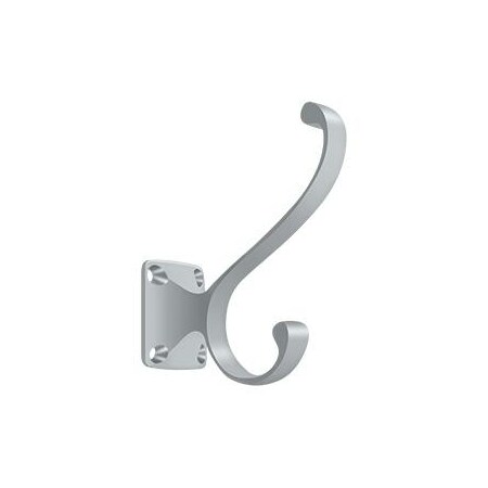 Deltana Heavy Duty, Coat & Hat Hook Satin Chrome CAHH35U26D