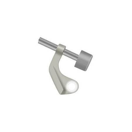 Deltana Hinge Pin Stop, Hinge Mounted For Brass Hinge Satin Nickel HPH89U15