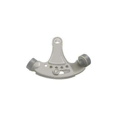 Deltana Hinge Pin Stop, Hinge Mounted, Adjustable Satin Nickel HPA69U15
