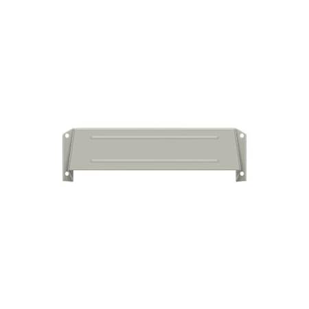 Deltana Letter Box Hood Satin Nickel MSH158U15