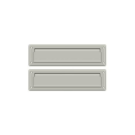 Deltana Mail Slot 13-1/8" With Interior Flap Satin Nickel MS212U15