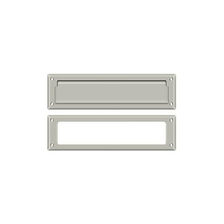 Deltana Mail Slot 13-1/8" With Interior Frame Satin Nickel MS211U15