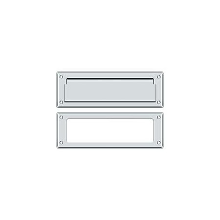 Deltana Mail Slot 8-7/8" With Interior Frame Bright Chrome MS626U26