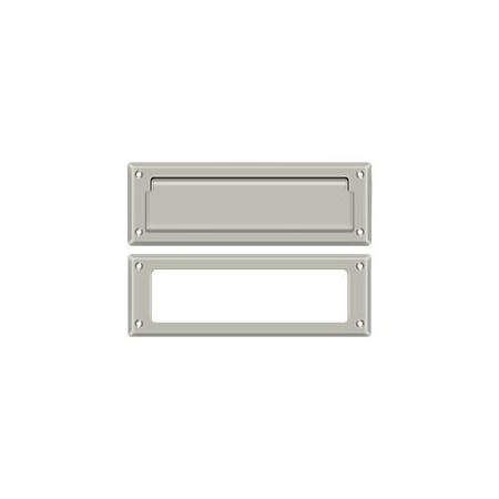 Deltana Mail Slot 8-7/8" With Interior Frame Satin Nickel MS626U15