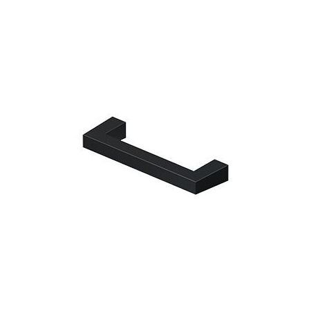 Deltana Modern Square Bar Cabinet Pull With 3-1/2" Center To Center Black SBP35U19