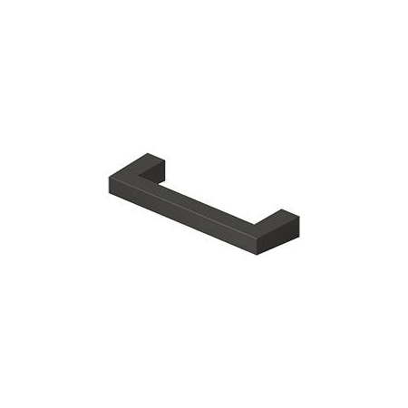 Deltana Modern Square Bar Cabinet Pull With 3-1/2" Center To Center Orb SBP35U10B