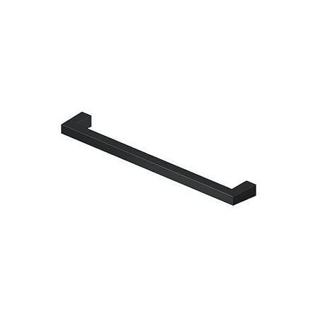 Deltana Modern Square Bar Cabinet Pull With 8" Center To Center Black SBP80U19