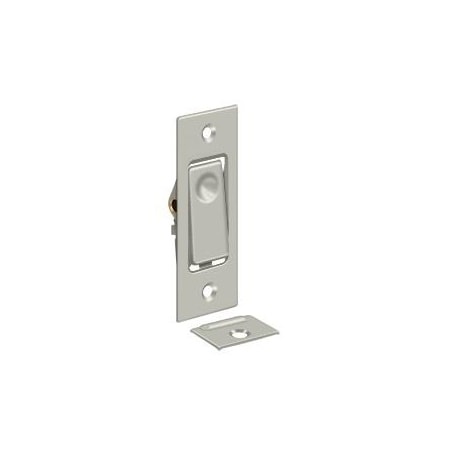 DELTANA Pocket Door Bolts, Jamb Bolt Satin Nickel PDB42U15