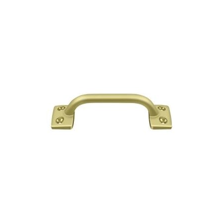 Deltana Pull, 4" Bright Brass WP026U3