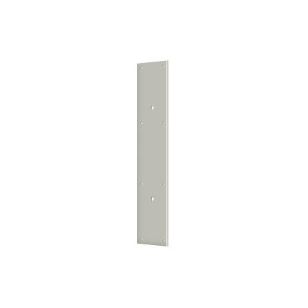 Deltana Push Plate 20" For 10" Door Pull Satin Nickel PPH3520U15