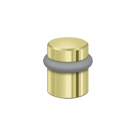 Deltana Round Universal Floor Bumper 1-1/2" Bright Brass UFB4505U3