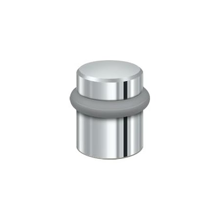 Deltana Round Universal Floor Bumper 1-1/2" Bright Chrome UFB4505U26