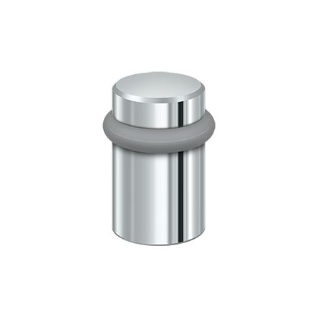 Deltana Round Universal Floor Bumper 2" Bright Chrome UFB5000U26