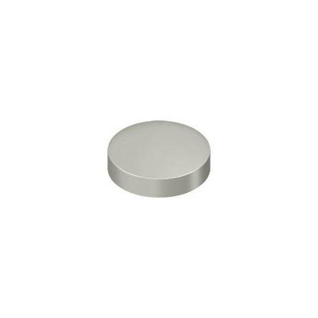 Deltana Button Spoke Screw Cap, 1 in Dia, Solid Brass SCF100U15