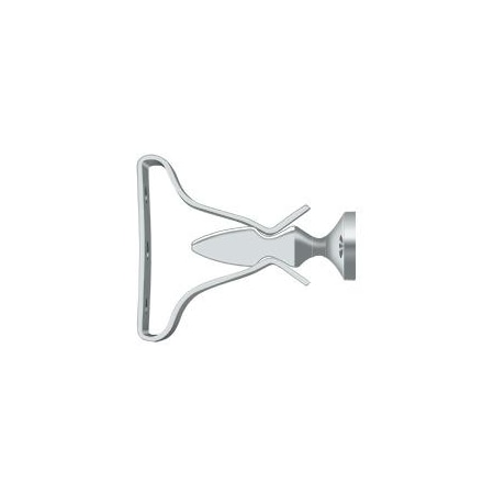 Deltana Shutter Door Holder, 2-3/4" Bright Chrome SDH193U26